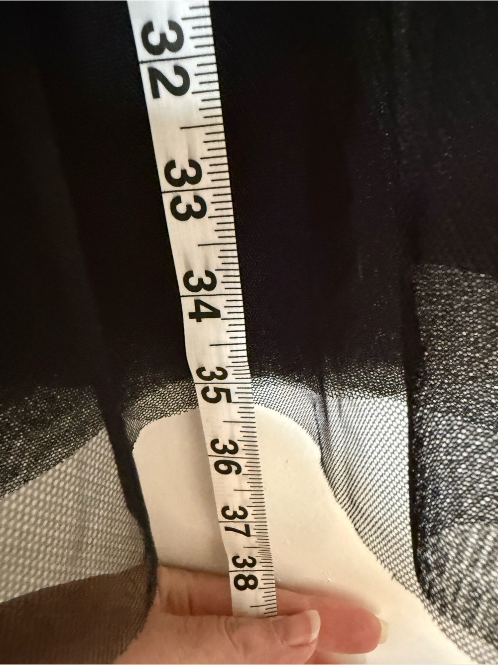 Vince Camuto Black Maxi Tulle Skirt - Picture 6 of 6